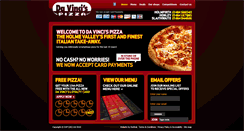 Desktop Screenshot of davincispizza.co.uk