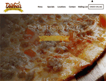 Tablet Screenshot of davincispizza.net